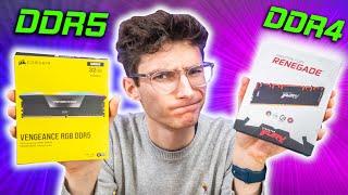 You're Probably Wasting Your Money...  DDR4 vs DDR5 RAM For Gaming!