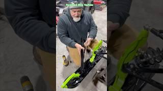 Changing out Traction Bars (carbides) on an Arctic Cat 858 snowmobile.