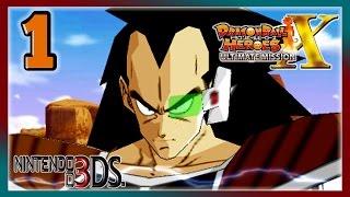 Dragon Ball Heroes Ultimate Mission X Part 1 [3DS] Intro - Vs Raditz