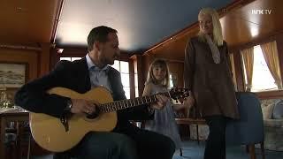 Crown Prince Haakon Magnus of Norway playing the guitar