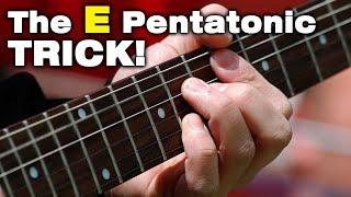 EASY "E" Pentatonic Lick Shows How GOOD You Play Guitar!