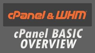 cPanel Basic Overview for Beginners using cPanel Control Panel