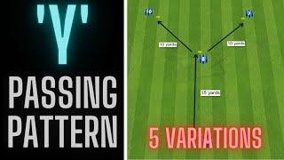 'Y' Passing Pattern | 5 Variations | Combination & Third Man Run | Football/Soccer