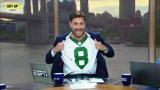 Greeny says ' Aaron Rodgers had the BEST QB performance in Jets history!' with his CHEST  | Get up