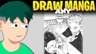 How To Draw Any Manga Panel Very Easily!!