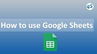 quikStarts Live Stream: How to use Google Sheets Part 1