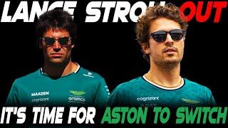 LANCE STROLL OUT FOR THE SPANISH GRAND PRIX