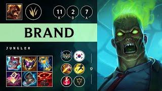 Brand Jungle vs Zyra: Dominating - KR Challenger Patch 14.18