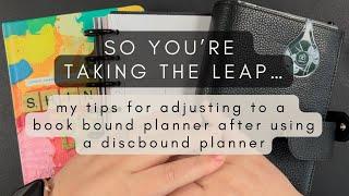 Tips for Jumping from Discbound to Bookbound | 25 Days of Planner Tips Collaboration 2024