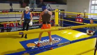 Amateur boxing sparring Round 2