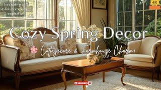 29 Beautiful Spring Decor Ideas Cottagecore&Farmhouse Styles for  Cozy Vintage Inspired Home Refresh