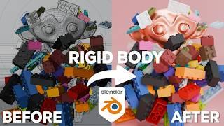 Blender Rigid Body Simulations || Blender Physics Simulations Tutorial