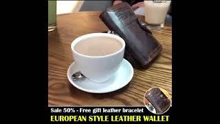 Stylish short wallet.Wear-resistant and durable, waterproof and oil-proof.