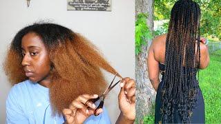 How To Prep Natural Hair for a Protective Style/ Braids/ Twists