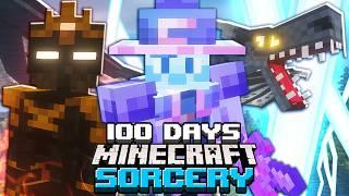 I Survived 100 Days as a LIGHTNING MAGE in Minecraft