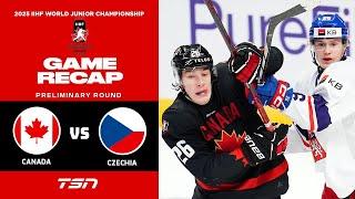 2025 World Junior Championship Pre-Tournament Game Extended Highlights: Canada vs. Czechia