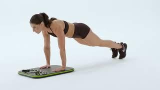 Pure Plank: Straight Arm Cross Plank