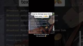HOW TO CHANGE CHAT COLOUR IN VALORANT - #shorts