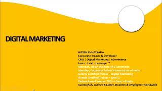 L1 DM Introduction to Digital Marketing   3rd July 2023