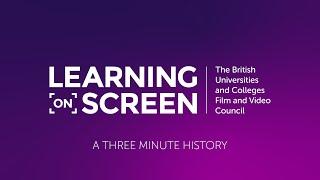 A timeline of Learning on Screen