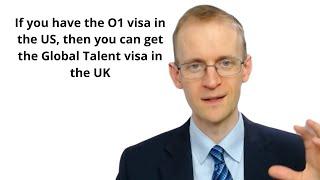 If you have the O1 visa in the US, then you can get the Global Talent visa in the UK