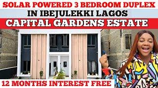 CAPITAL LOFT: 3 Bedroom Duplex House For Sale In Ibejulekki | Capital Garden Estate Ibejulekki Lagos