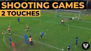 3 lustige 2-Touch-Shooter-Spiele | Fußballübungen | Fußballübungen