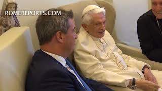 Benedict XVI meets with the president of Bavaria