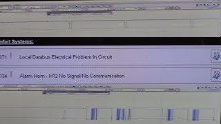 2007 Audi A6 4.2L - Local Databus Error (LIN), Horn No Communication