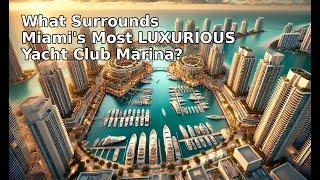 What Surrounds Miami's Most LUXURIOUS Yacht Club Marina