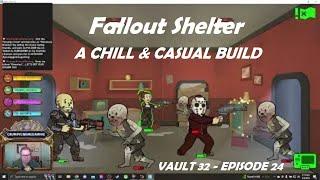 FALLOUT SHELTER - VAULT 32 - A CHILL & CASUAL BUILD - EPISODE 24