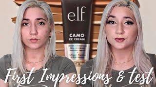 Elf Camo CC Cream First Impressions & Wear Test Review || What is this? 