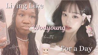 living like *WONYOUNG* for a day (realistic) || pilates, wonyoungism, health, selfcare, cute