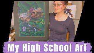 Tour Of My High School Art Portfolio | 15+ years later