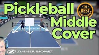 Learn how to avoid missing middle dinks in pickleball doubles - how the pros do it