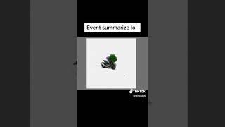 The event summary in under 22 seconds