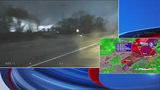 WREG chasing storms in Arkansas