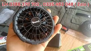 áo quạt điều hòa không thể thiếu được với các bác lao động, hàng chuẩn, có bảo hành ạ