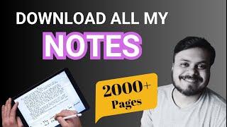 Free ML and DL Notes | 100 Days of ML Notes | 100 Days of DL Notes | CampusX