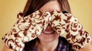 How to sew fleece mittens (free pattern)