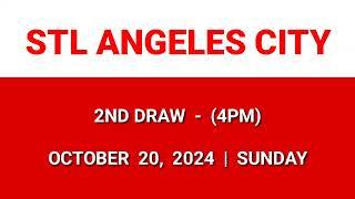 STL Angeles City result today 4pm draw afternoon result 2nd draw October 20, 2024 Sunday