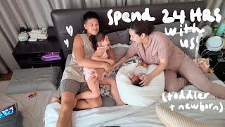 Raw 24 hours with our newborn & toddler | Vin & Sophie