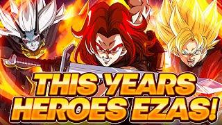 THIS YEARS HEROES EZA'S! WHO ARE THEY AND WHAT WILL THEY BE LIKE? (Dokkan Battle)