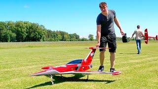 RC DIAMOND JET INCREDIBE FAST !!! / MODEL TURBINE JET FLIGHT OVER 380 KMH 235 MPH / FLIGHT DEMO !!!