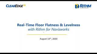 Real Time Floor Flatness & Levelness with Rithm for Navisworks Webinar