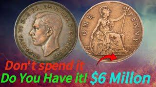 Top 5 Most Valuable and Rare UK One Penny Coins Worth Big Money in Dollars