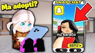 m-am Prefacut BEBELUS SARAC si BOGAT pe Roblox SNAPCHAT.. (povesti)