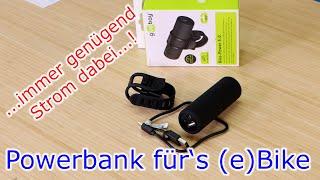 Powerbank fürs (e)Bike // immer genügend Strom dabei...!