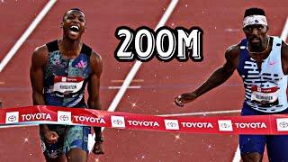 Men's 200m Final - USATF Outdoor Championships 2023 (Erriyon Knighton, Kerley, Bednarek, Coleman)