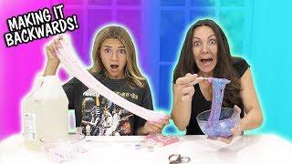 MAKING SLYME BACKWARDS | IS IT A FAIL? | We Are The Davises